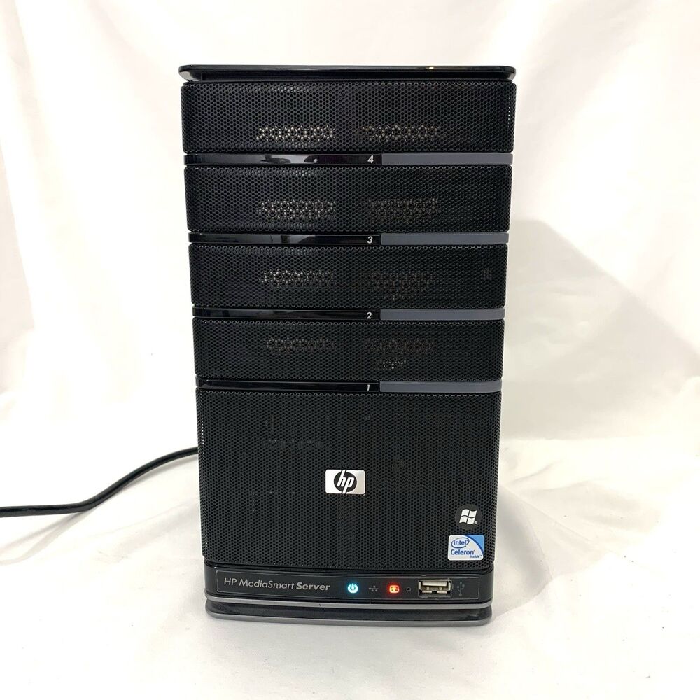 HP EX490 MediaSmart Server Intel CPU No Hard Drives (Powers On - Untested)